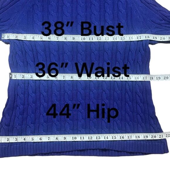 Pen Sissors Paper Cable Knit Sweater Sz XL - Picture 11 of 11